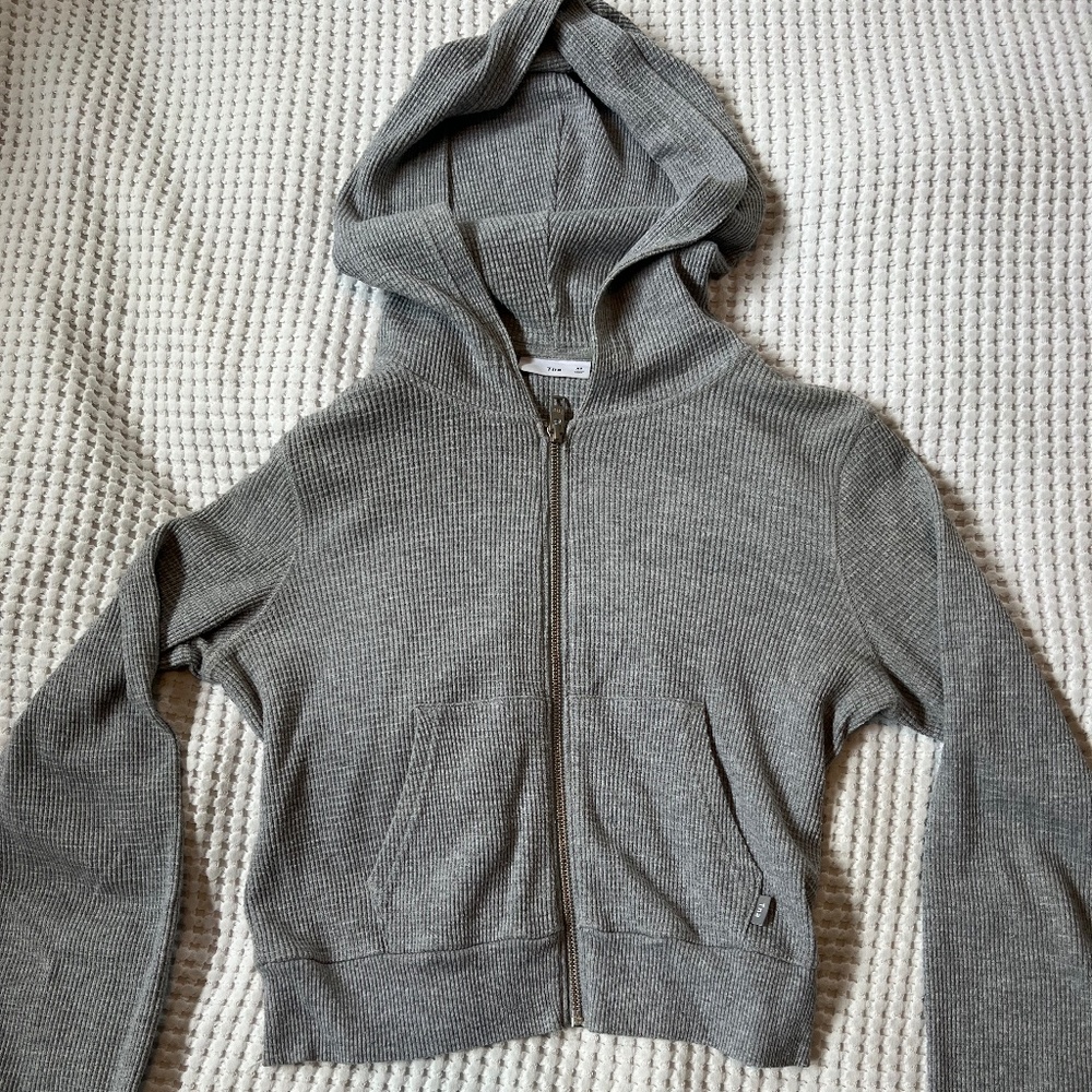 TNA Waffle Zip Hoodie - Size XS